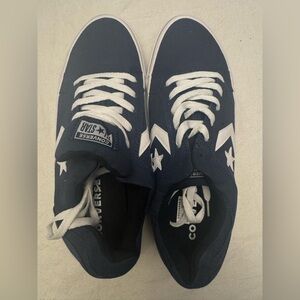 BRAND NEW Converse Navy Sneakers with White Laces